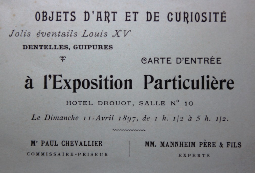 carte d'entr�e