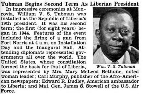 Tubman's second term